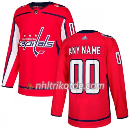 Washington Capitals Trikot Custom Adidas 2017-2018 Rot Authentic - Herren
